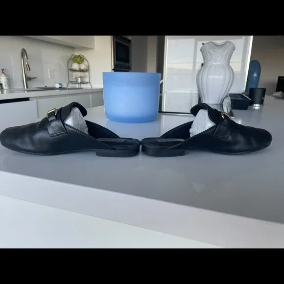 Steve Madden Kandi Black Leather Slip-On Mule - Size 8.5 - Picture 6 of 10